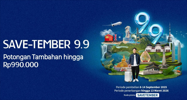 Promo Savetember Garuda. (garuda indonesia)